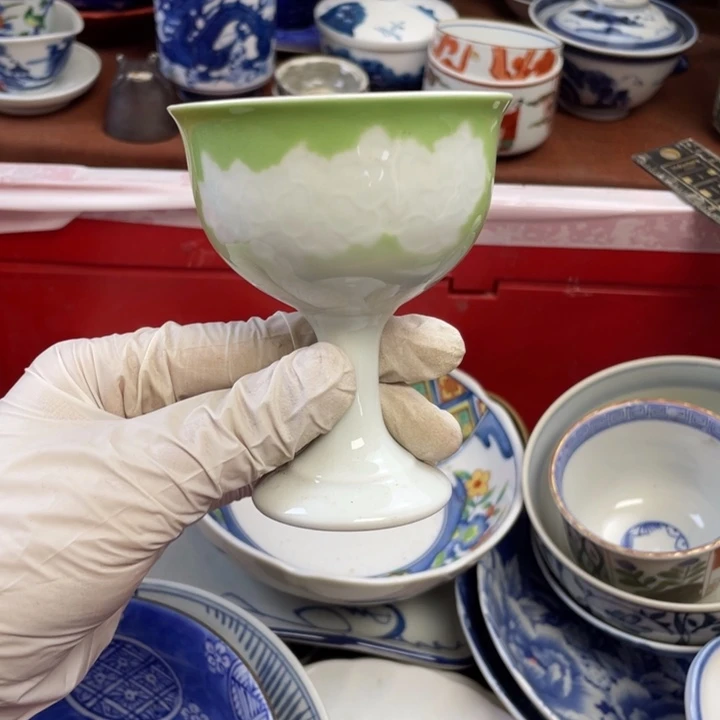 本山绿泥他家瓷器真美。开播了
