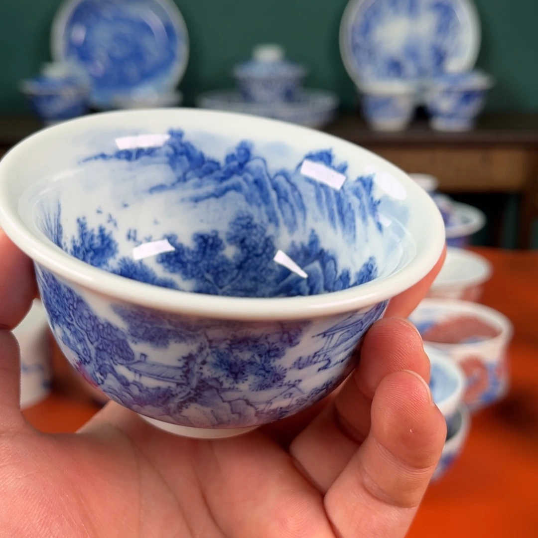 瓷片景德镇手工手绘