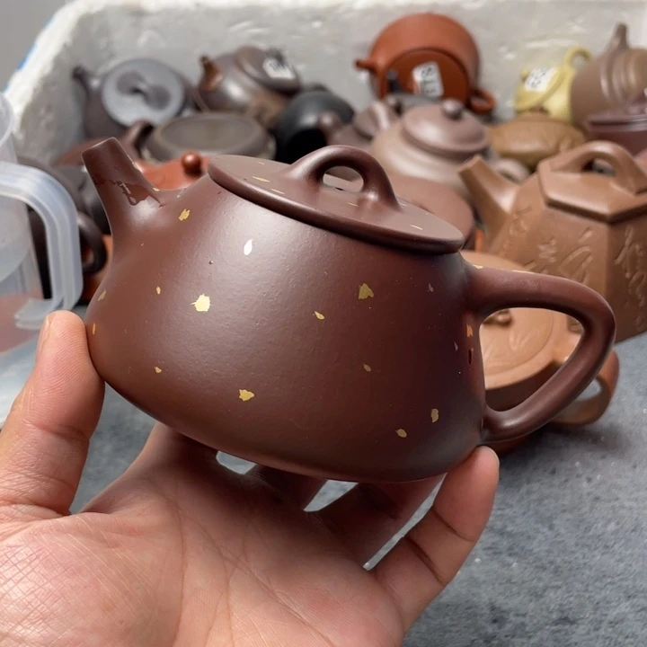 大***吉茶壶紫砂紫砂微瑕