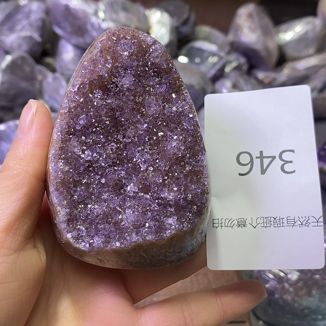 紫晶珠宝半成品未镶嵌