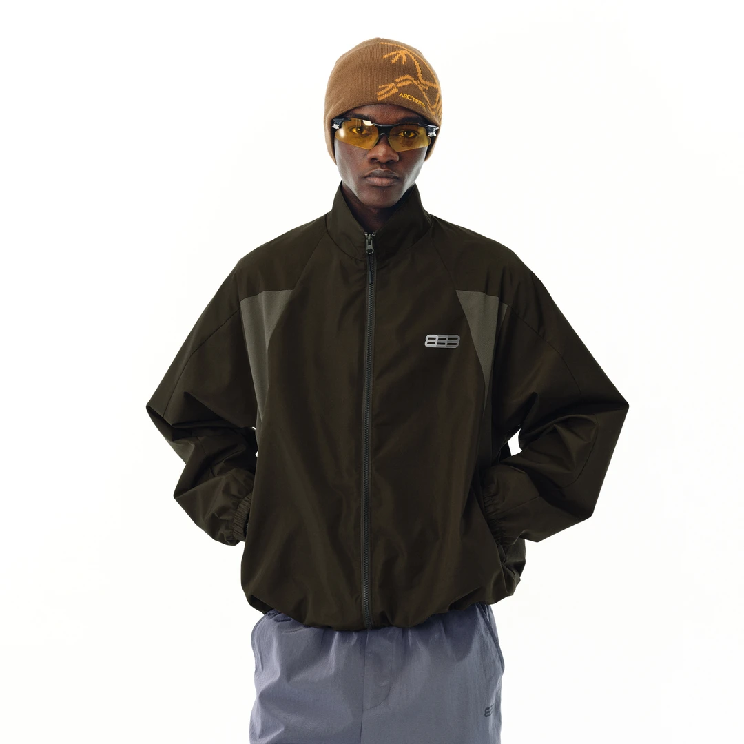 FPA特氟龙户外三防拼接夹克春秋季国潮美式情侣宽松运动立领外套