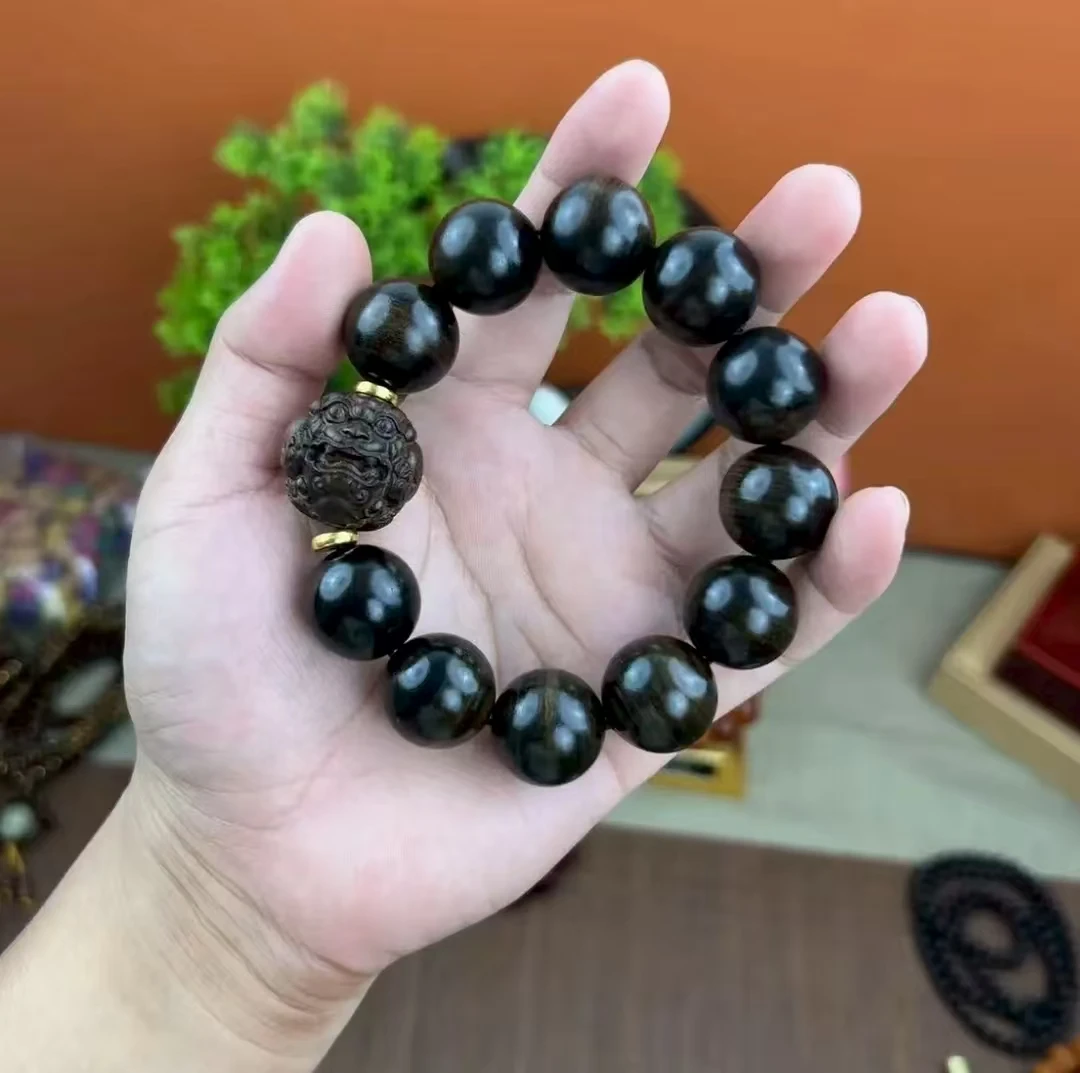 增香沉香木精品文玩手串-AB86