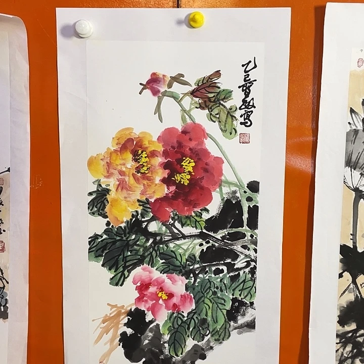 国画张圣敏先生纯手绘作品