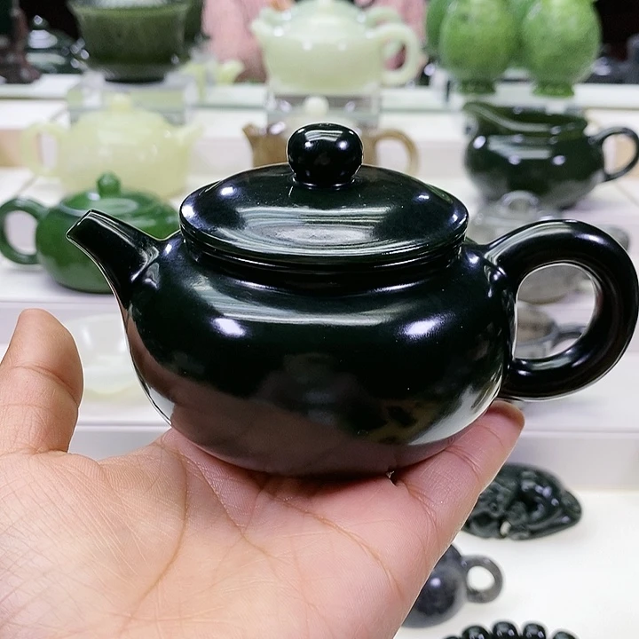 未镶嵌和田玉挂件茶壶