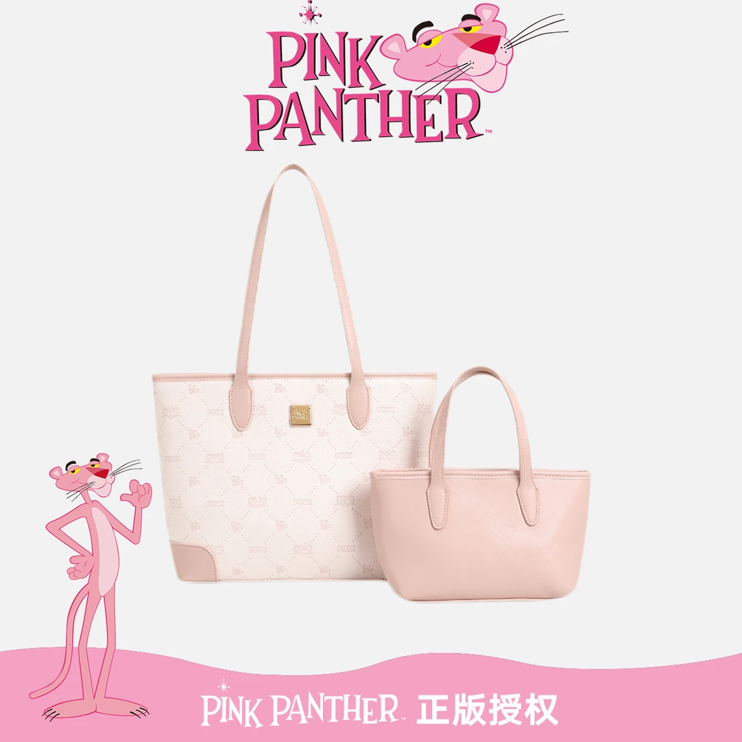 【品牌直发】2025新款休闲时尚潮流印花压边手提单肩托特包P13