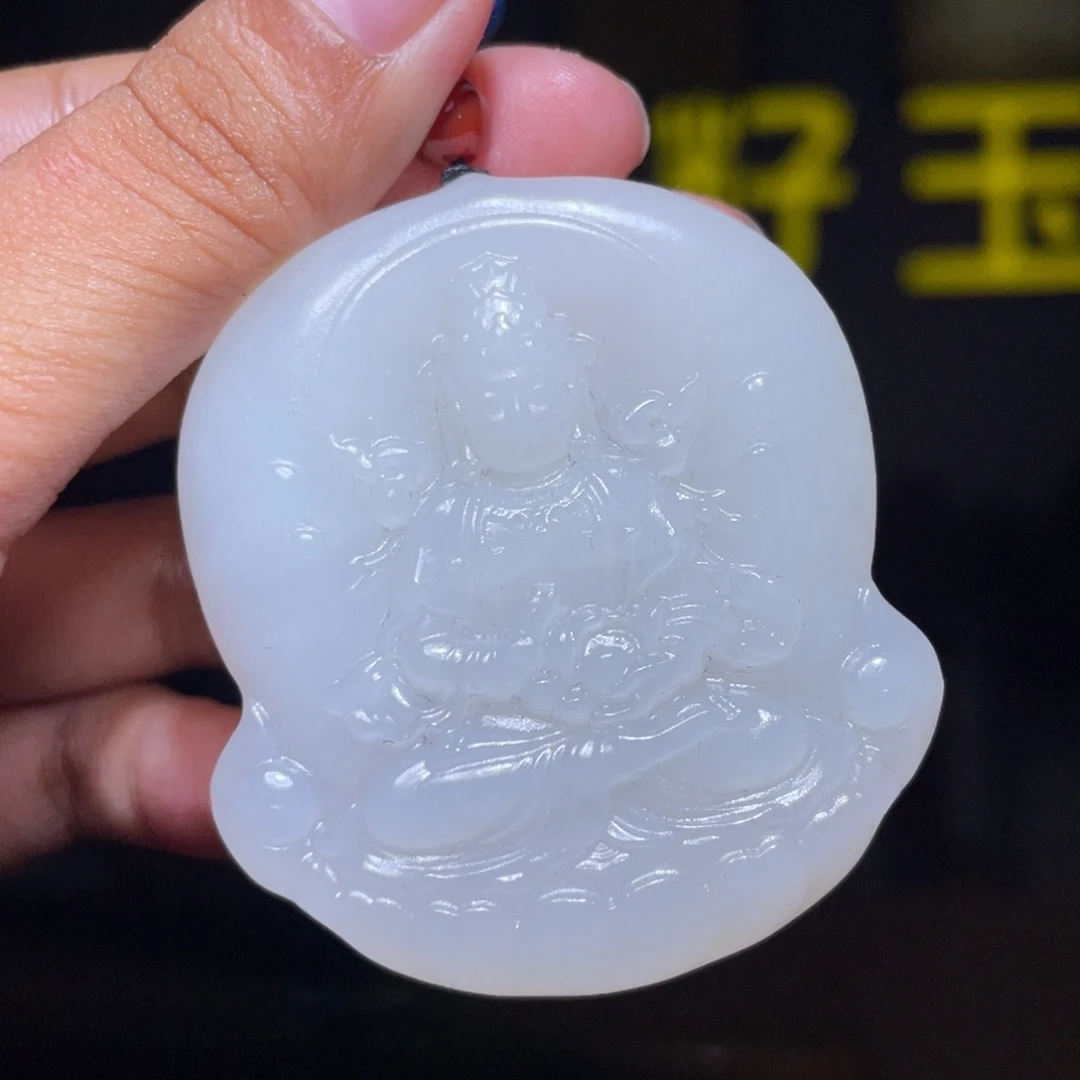和田玉未镶嵌颈饰D2