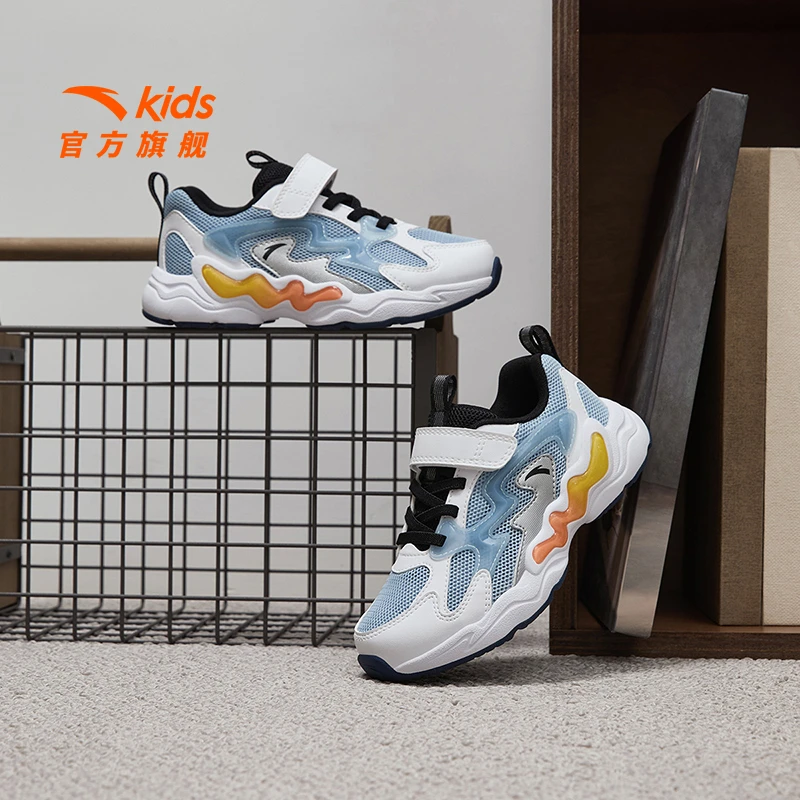 【欧若风】安踏儿童男小童春季休闲鞋网面舒适犟弹软底运动鞋9922