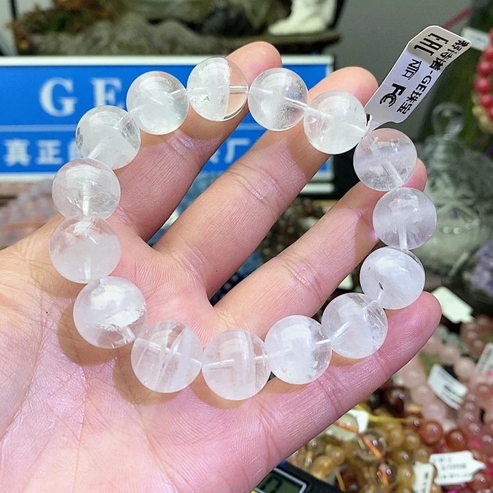 水晶手链未镶嵌白幽灵14+