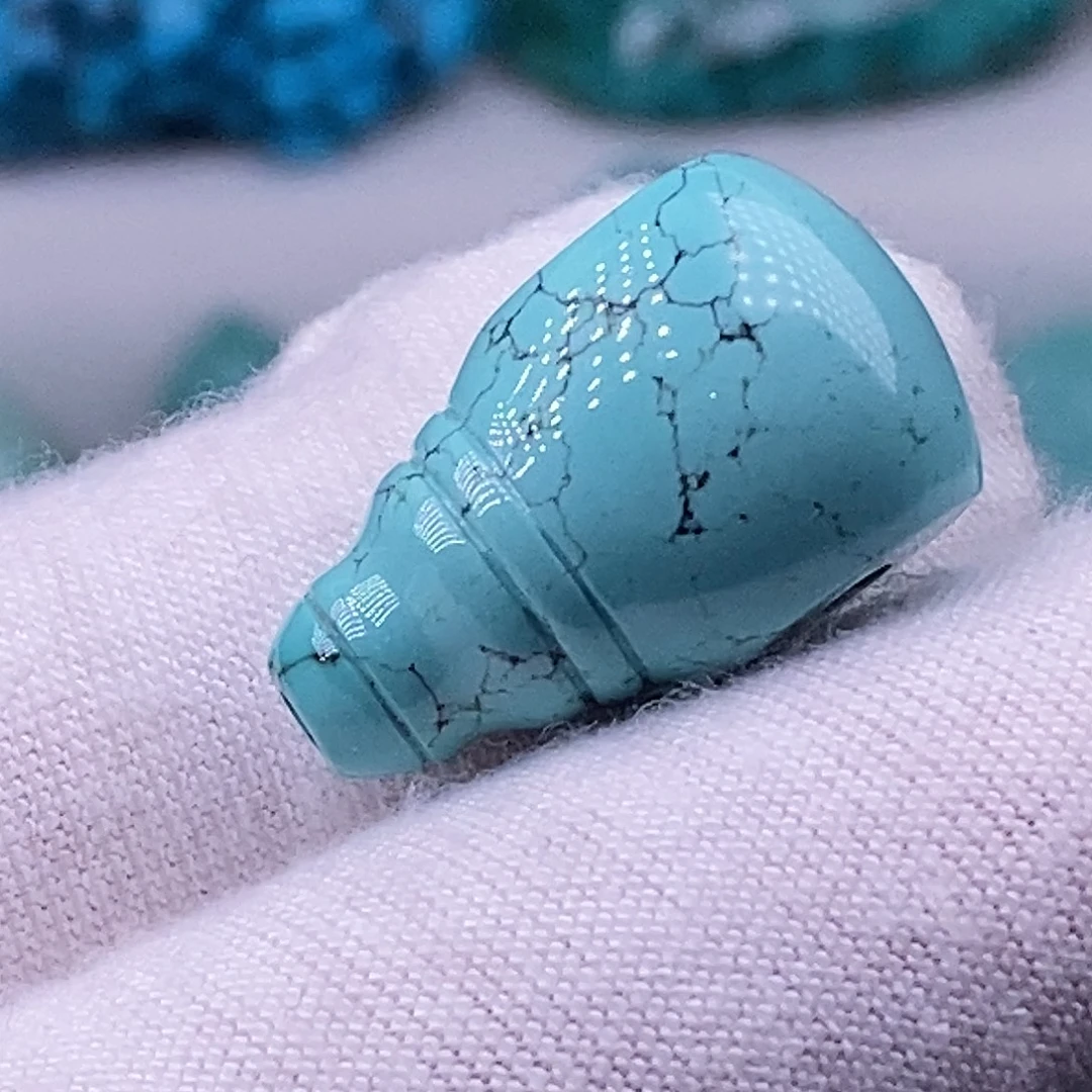 绿松石未镶嵌珠宝奇石12mm