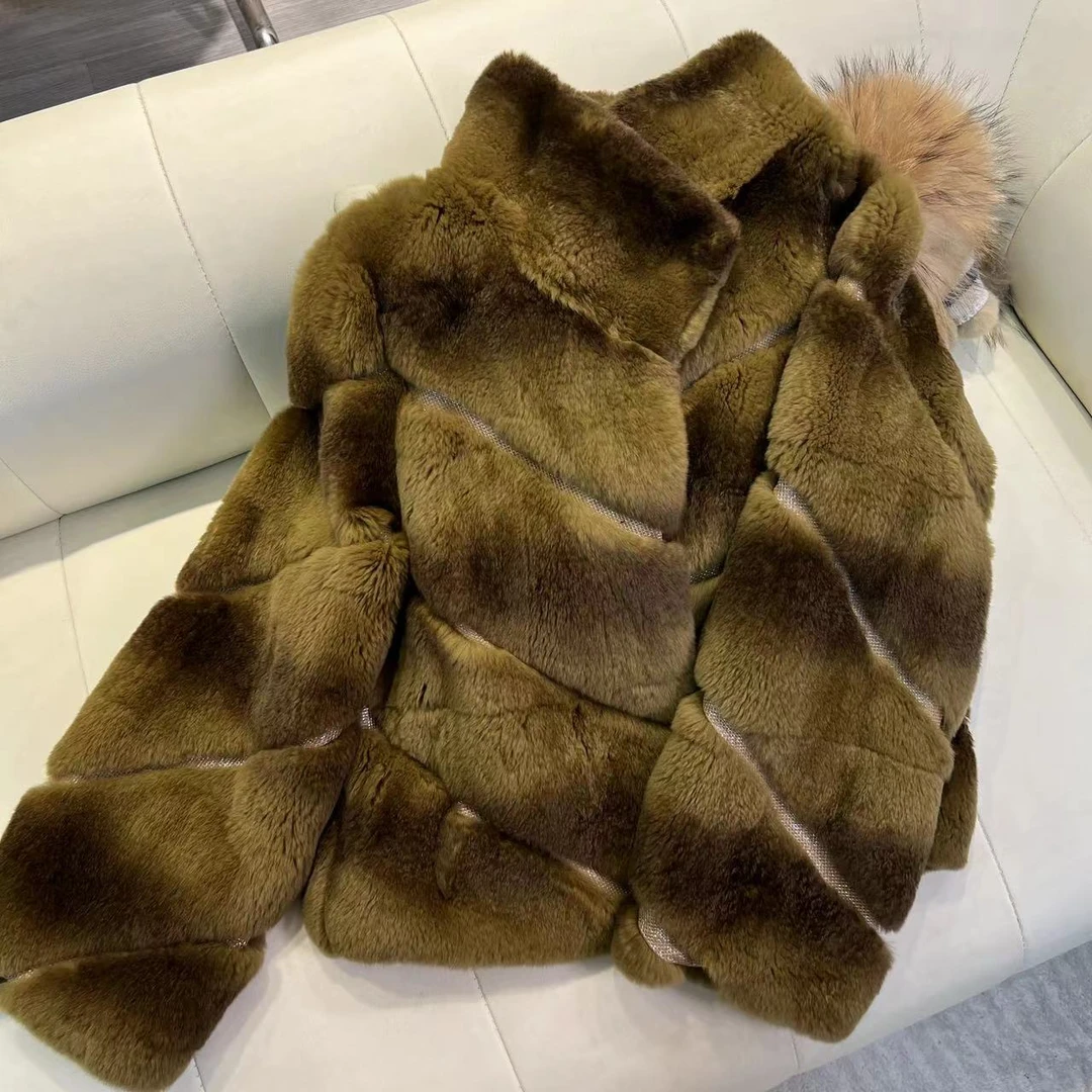 【YIXIAN】时尚高奢叠影丝条外套T6609-1