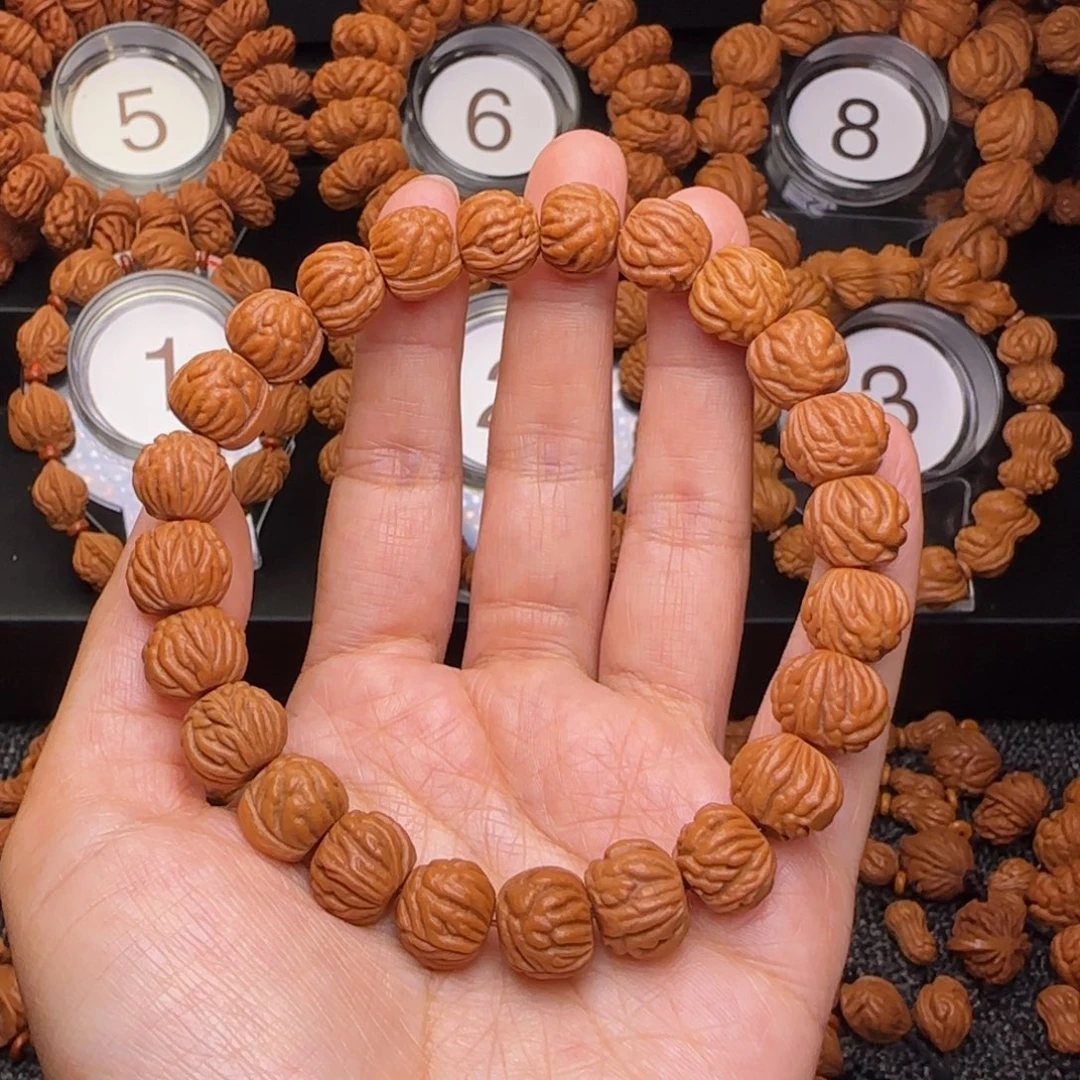 手串桃核金豆手串