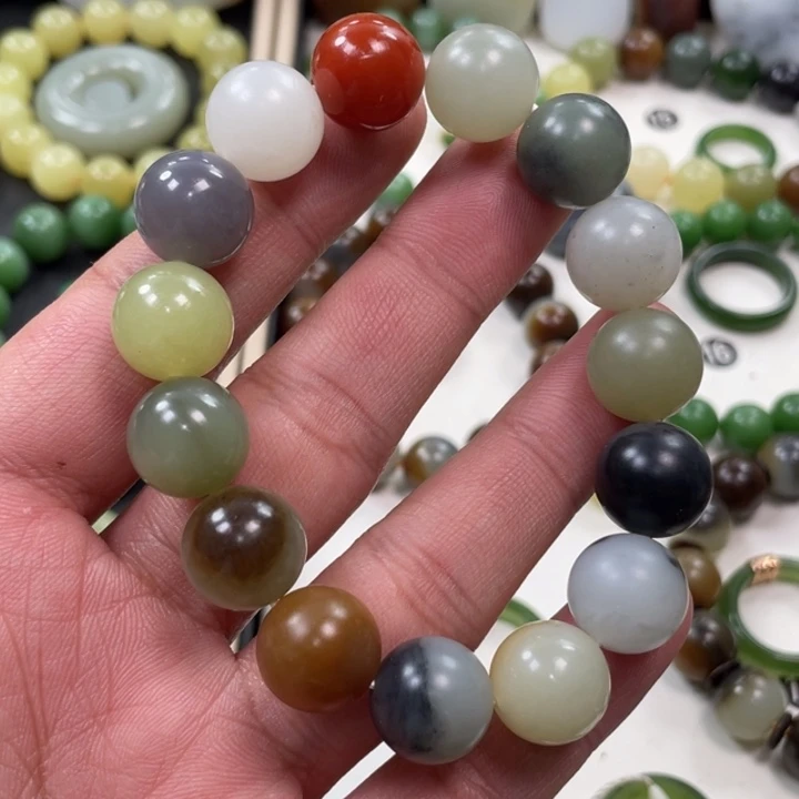 和田玉未镶嵌手链