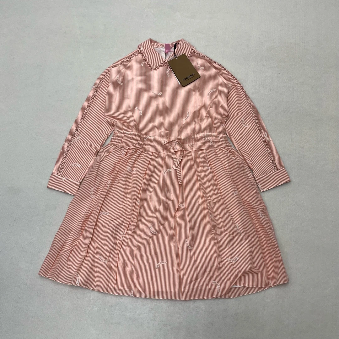 全新未使用 BURBERRY/博柏利 Burberry 满弹幕 连衣裙 12Y 带吊牌