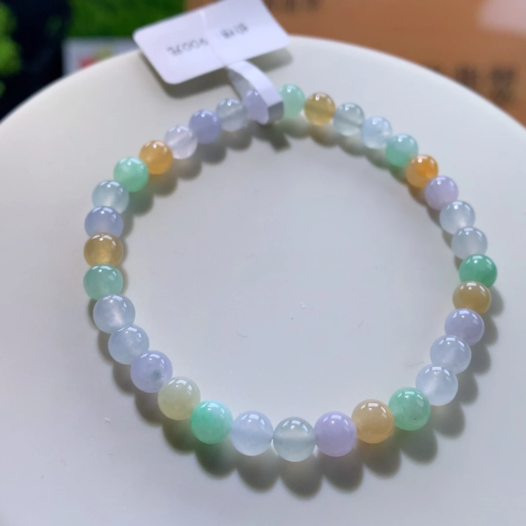 翡翠未镶嵌手链卡5.5