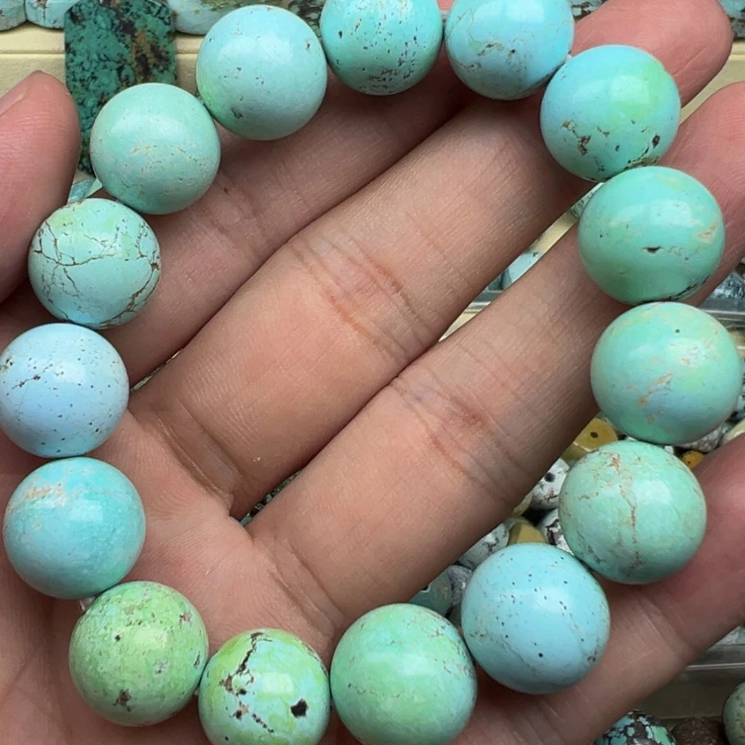 绿松石未镶嵌配饰卡13.6