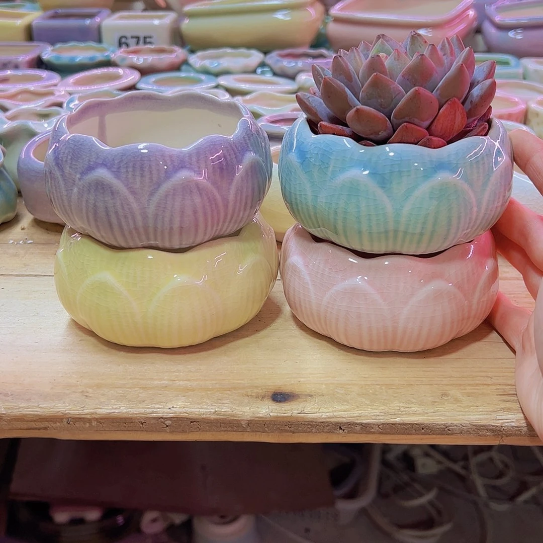 陶瓷花盆当场凑满12包邮