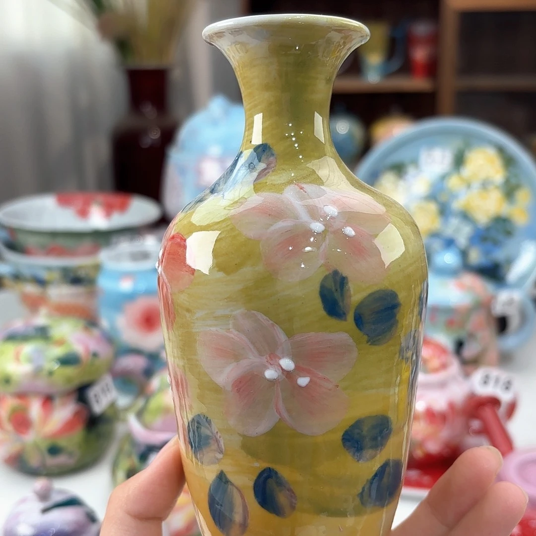 景德镇手绘高温釉下彩陶瓷茶具