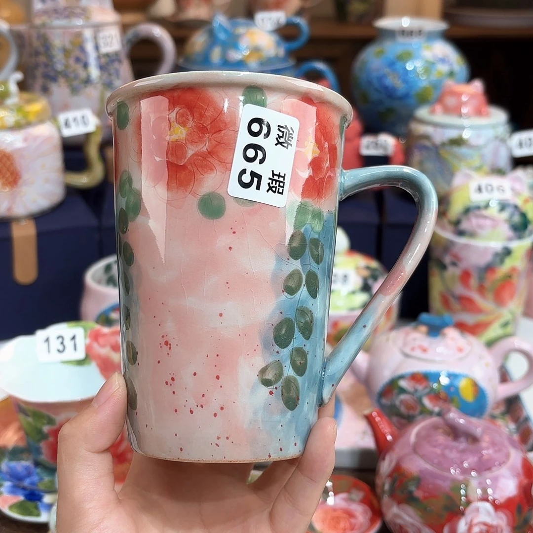 景德镇手绘高温釉下彩陶瓷茶具