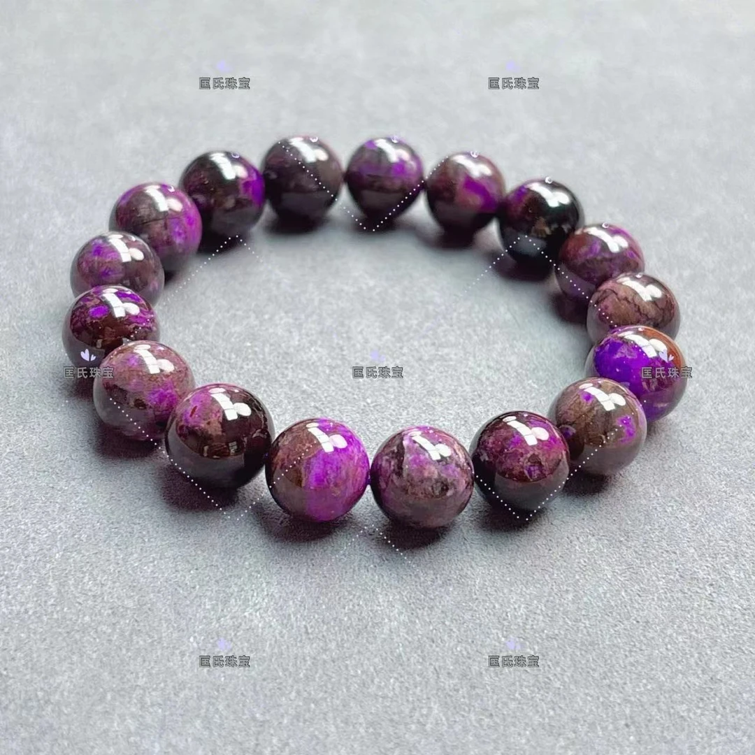 匡氏臻选 舒俱来泥地丝绒手链11mm Z-HL-A2288（多样性发一）