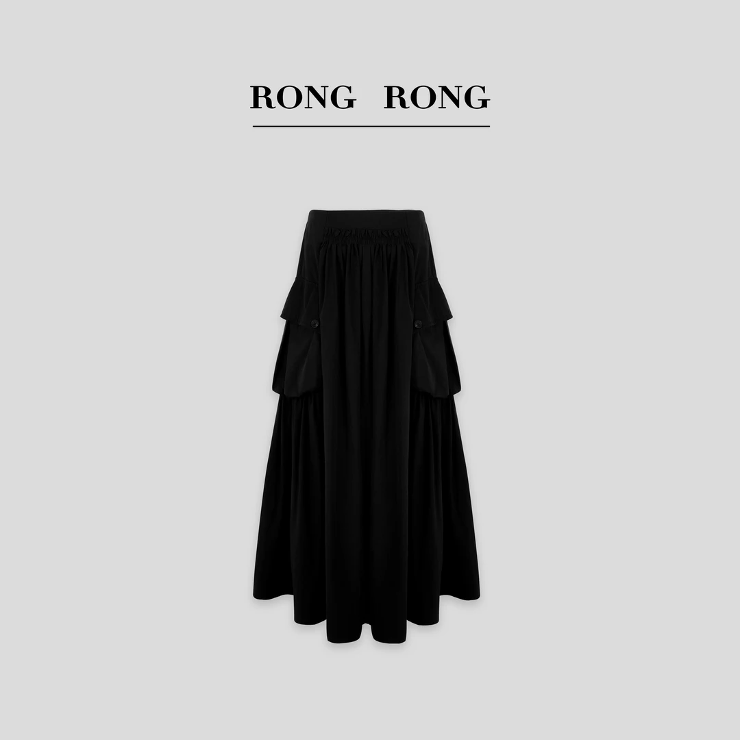 溶溶【一丝典雅】RONGRONG 显瘦半裙Q10097-3.22 DQABA女装半身裙