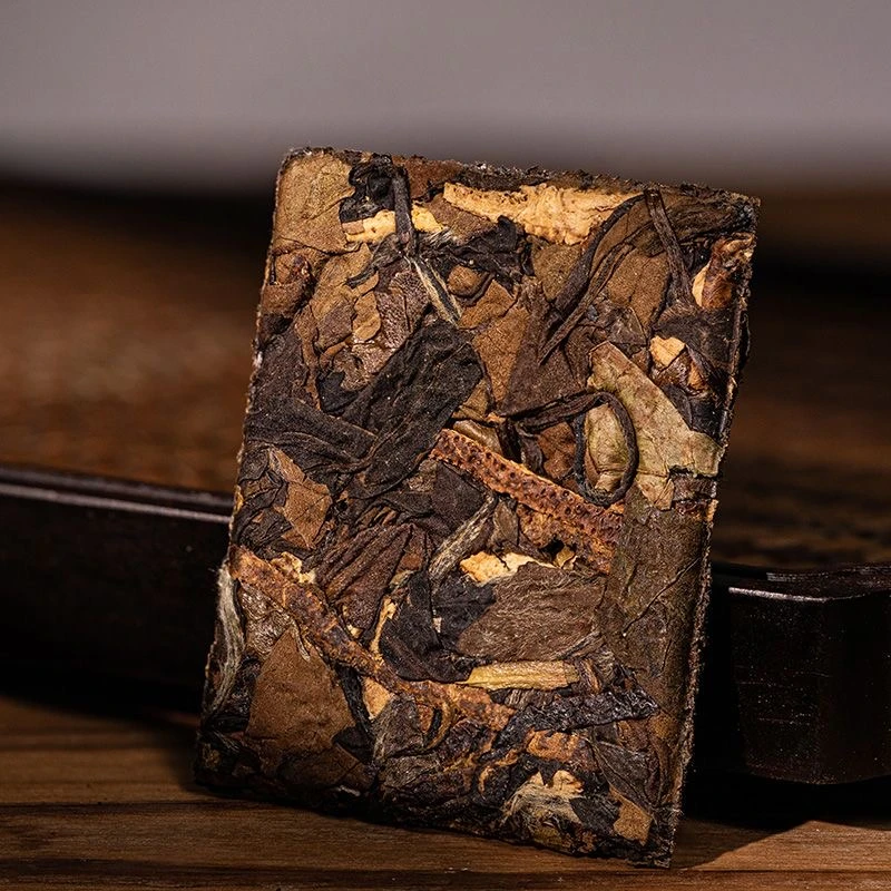 2010年高山陈皮牡丹饼干茶方便携带陈香蜜韵