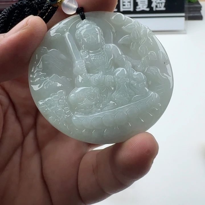 翡翠未镶嵌颈饰天然缅甸A货翡翠