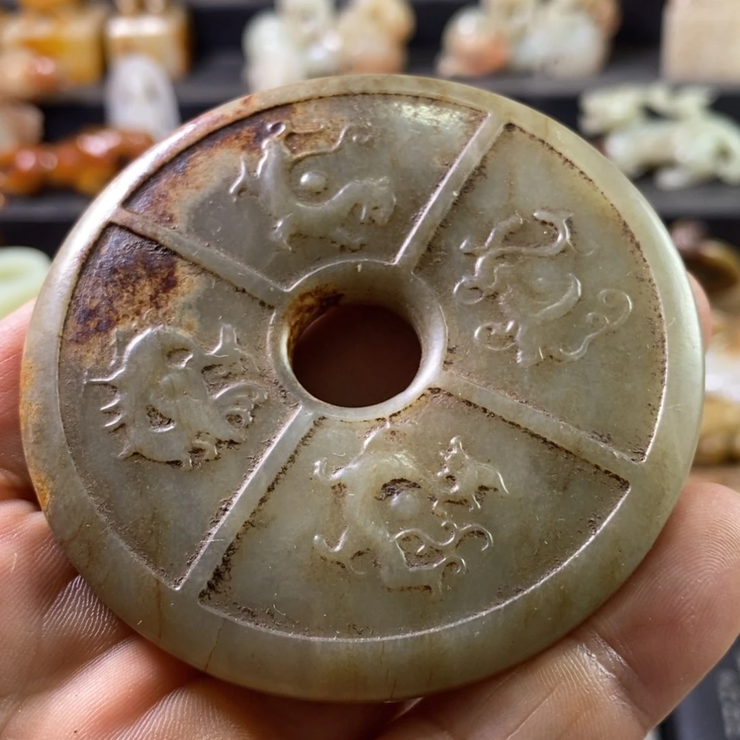 和田玉（青玉）未镶嵌颈饰