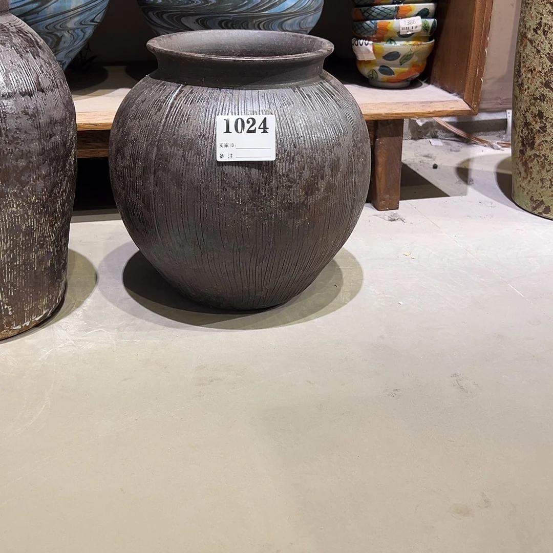 瓶1024高25口14陶瓷花瓶无孔