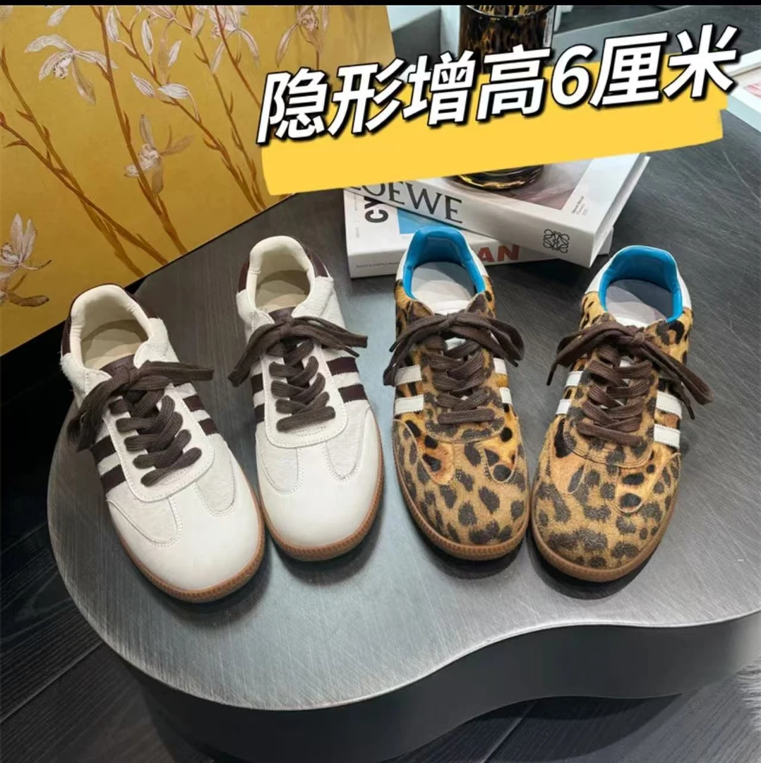 【内增高6厘米】早秋真皮女小个子时尚个性轻便透气德训鞋010368