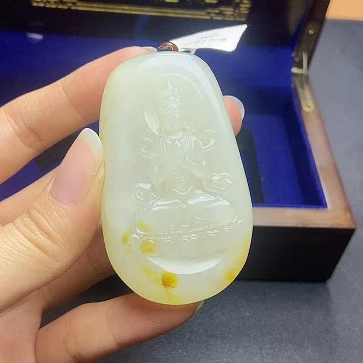 和田玉挂件未镶嵌N