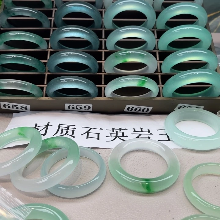 有机玻璃?****冰飘花手镯子