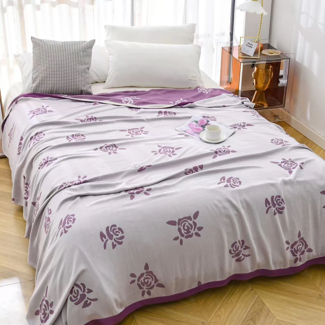 【淘家纺】 竹纤维凉感毯150*200cm毯子夏季 超细竹浆纤维