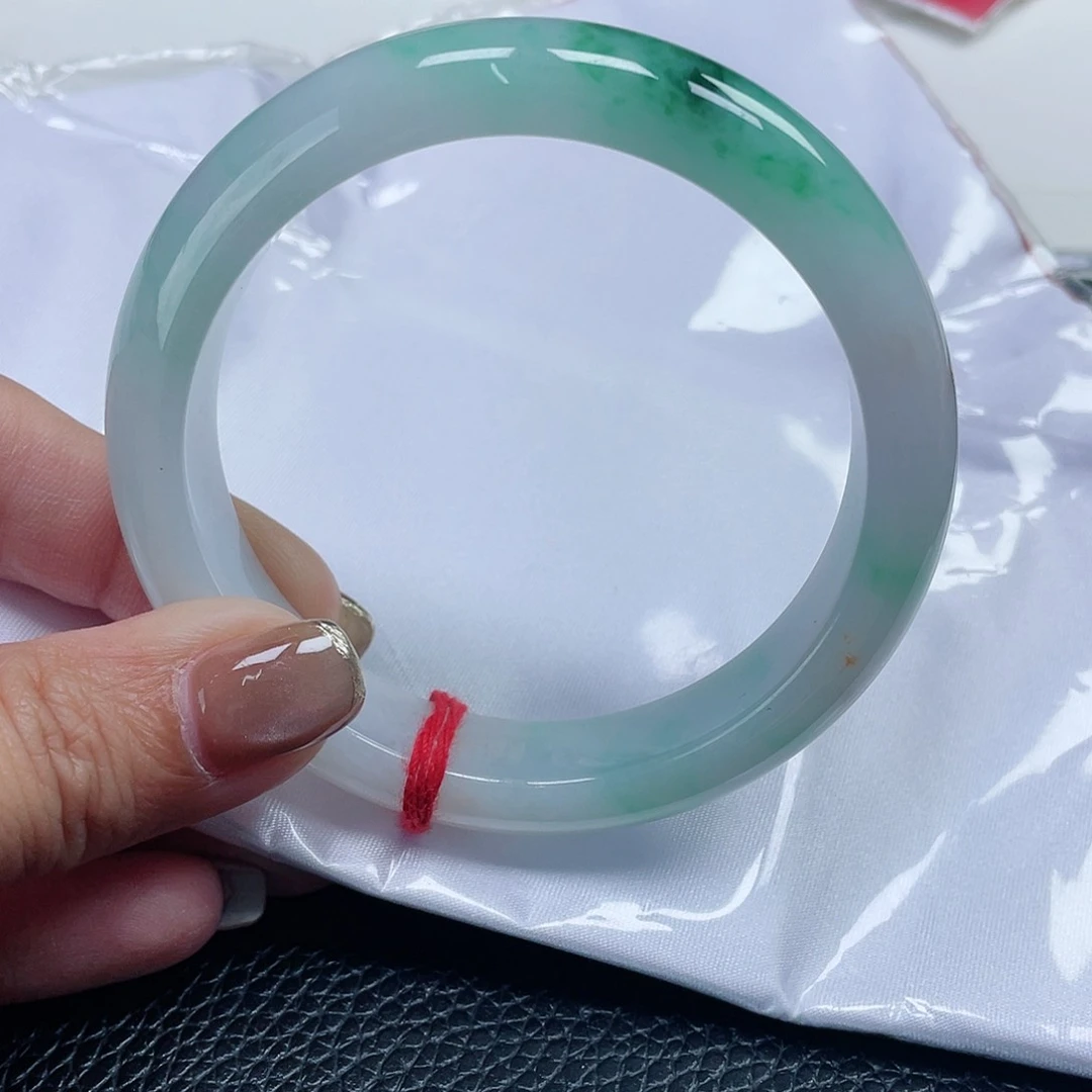 翡翠手镯未镶嵌用****2缅甸翡翠57+圈口