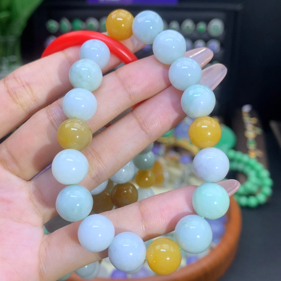 翡翠未镶嵌颈饰天然