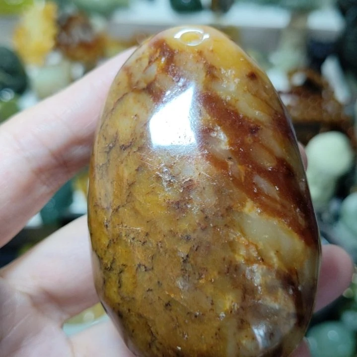 未镶嵌岫玉手把件
