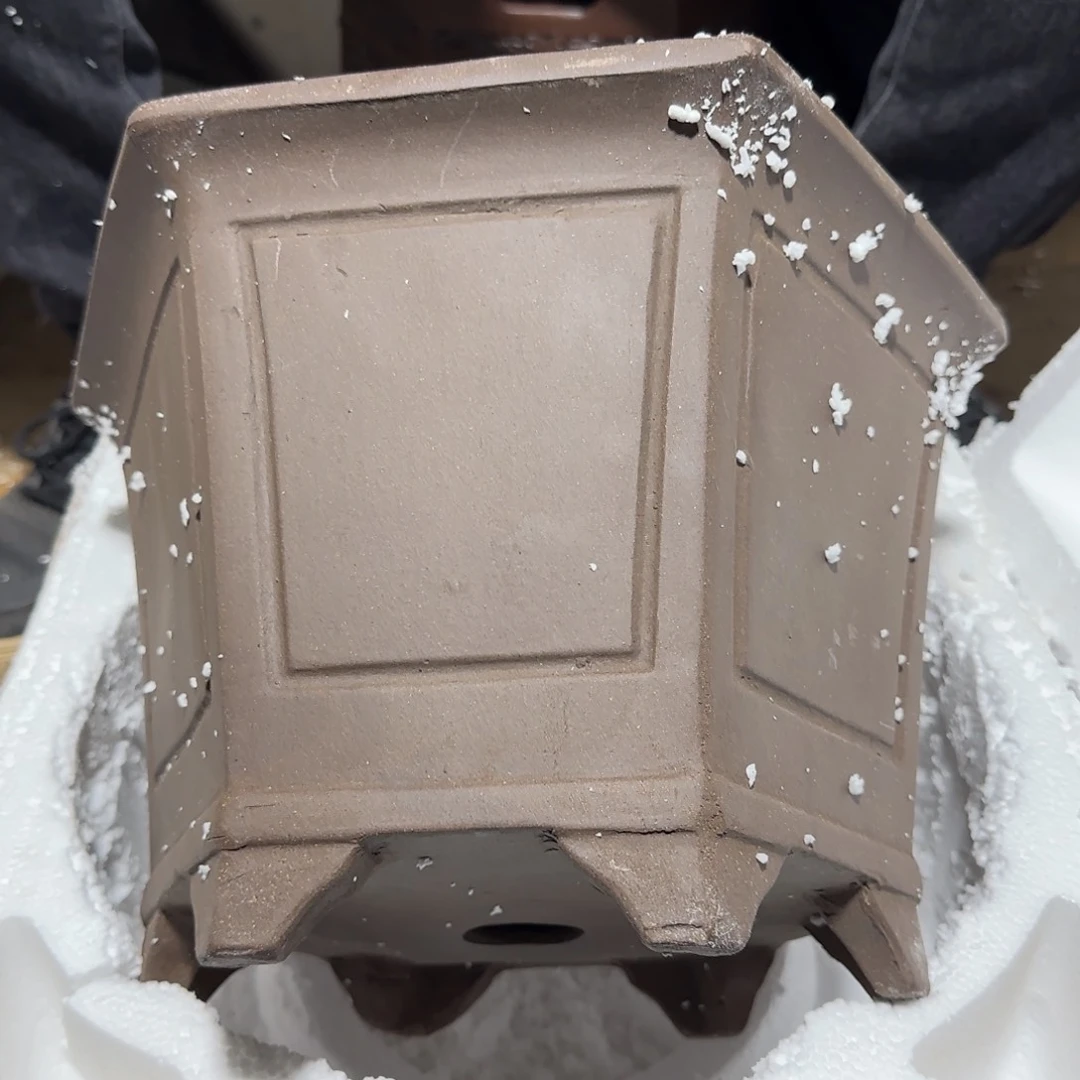 紫砂花盆口径为25 23高度18