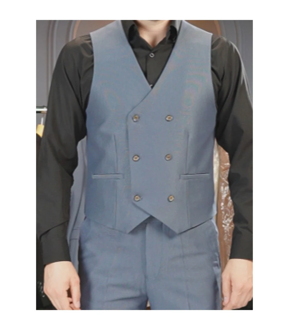 马甲西服套装男套装2025马夹想配马甲可以选马甲双排扣男士
