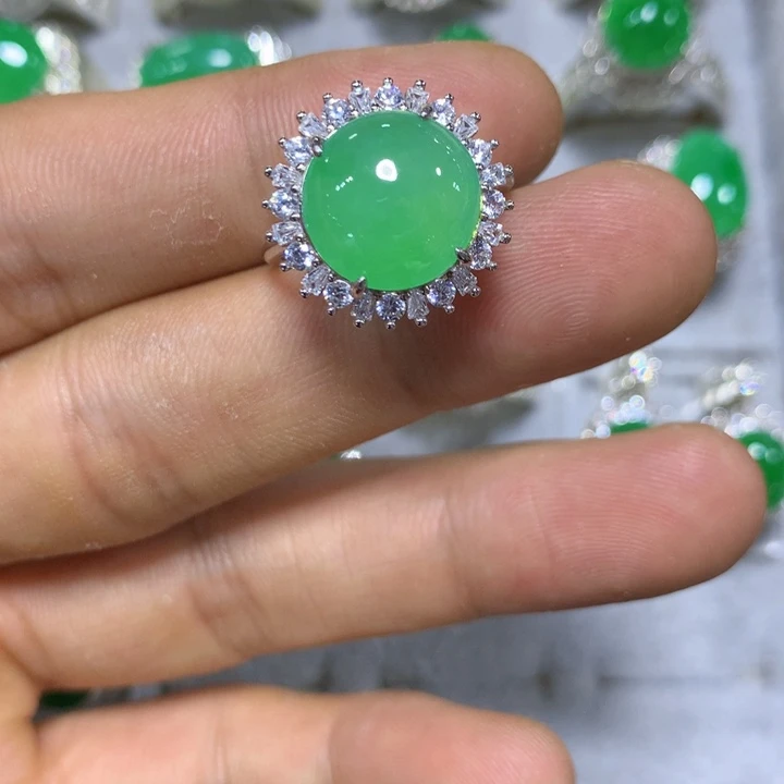 翡翠未镶嵌戒指翡翠戒指