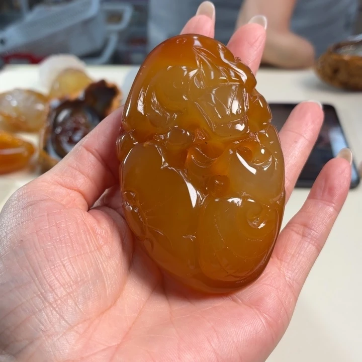 玛瑙/玉髓吊坠(不含链)未镶嵌