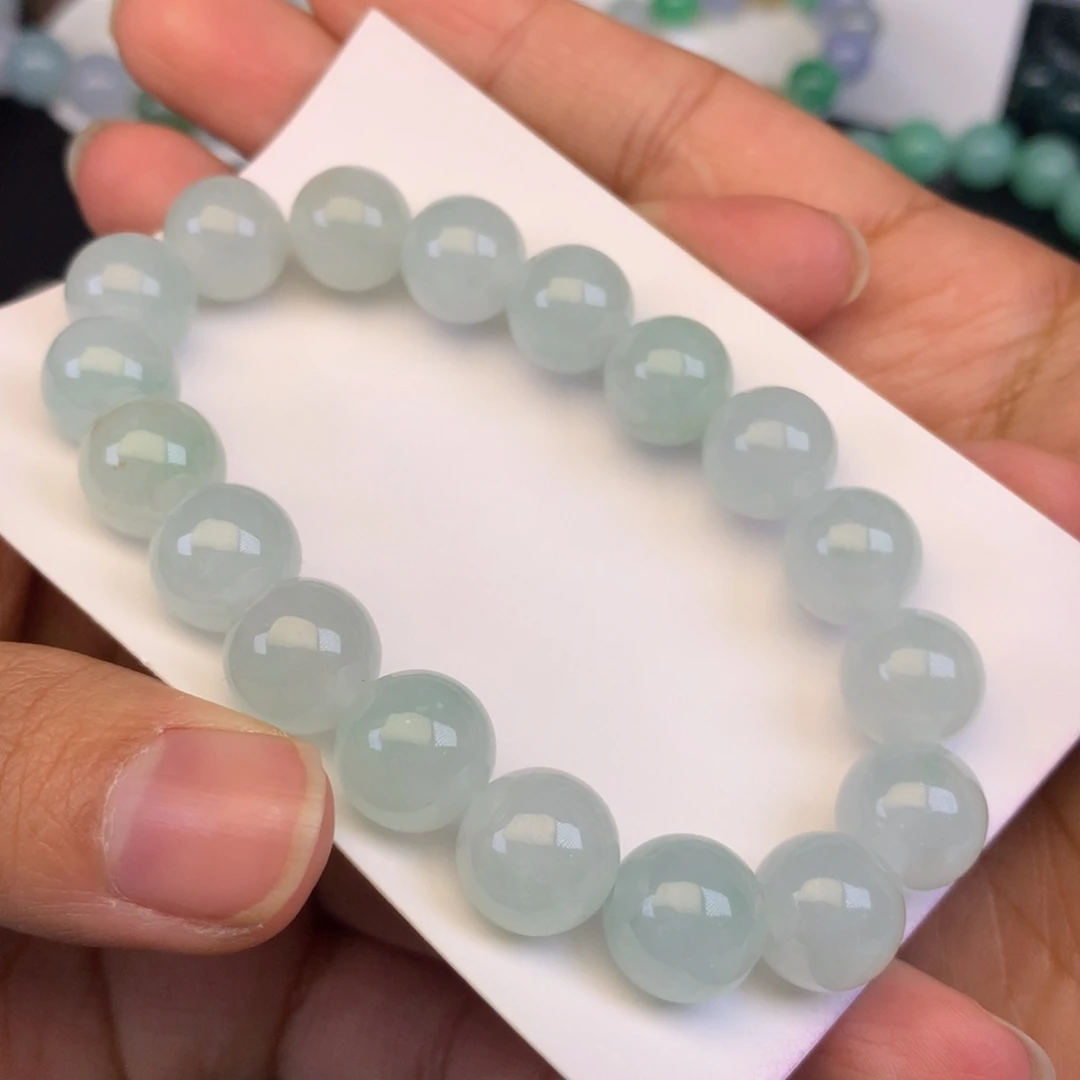 翡翠未镶嵌颈饰天然缅甸翡翠A货卡11