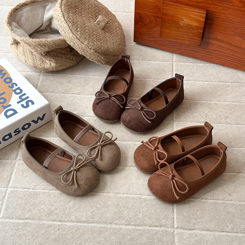 【小童鞋】【宝宝鞋】【儿童皮鞋】【榛果色单鞋】K29