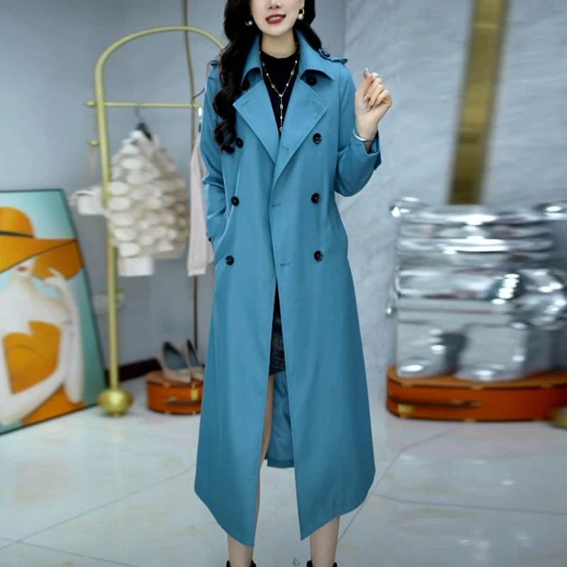 轻奢秋季高贵气质风衣外套女2025新款爆款时尚洋气百搭中长款上衣