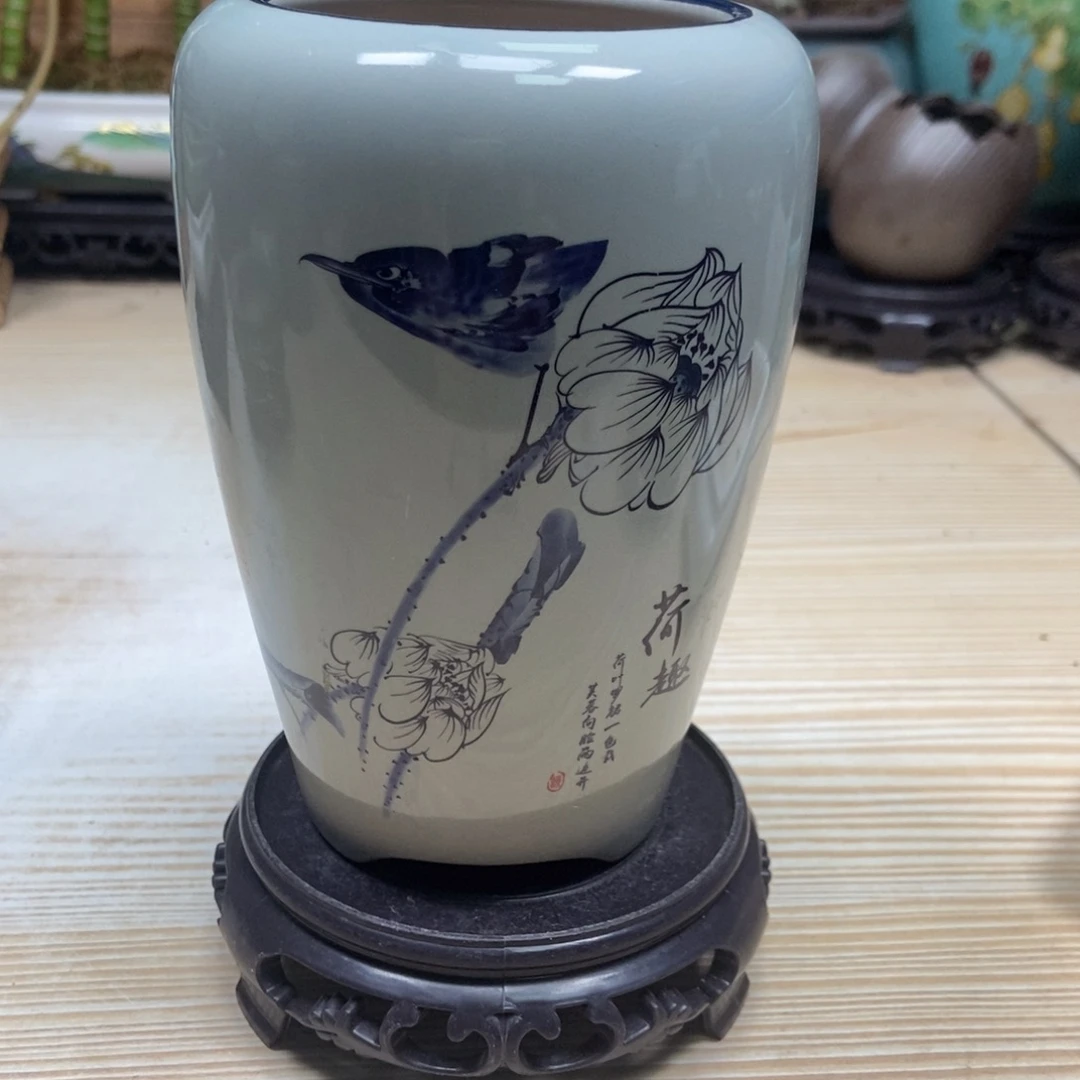 瓷片陶瓷花盆陶瓷艺术