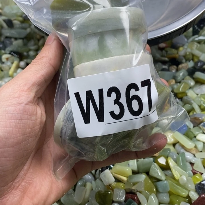 蛇纹石玉未镶嵌鱼缸石