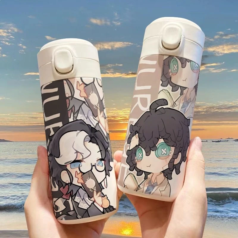 第五人格可爱保温杯大容量小巧ins学生高颜值304不锈钢便携水杯