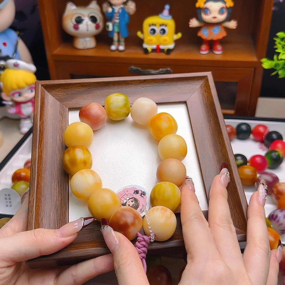 手串菩提根/象牙果卡23干磨桶珠手持微瑕