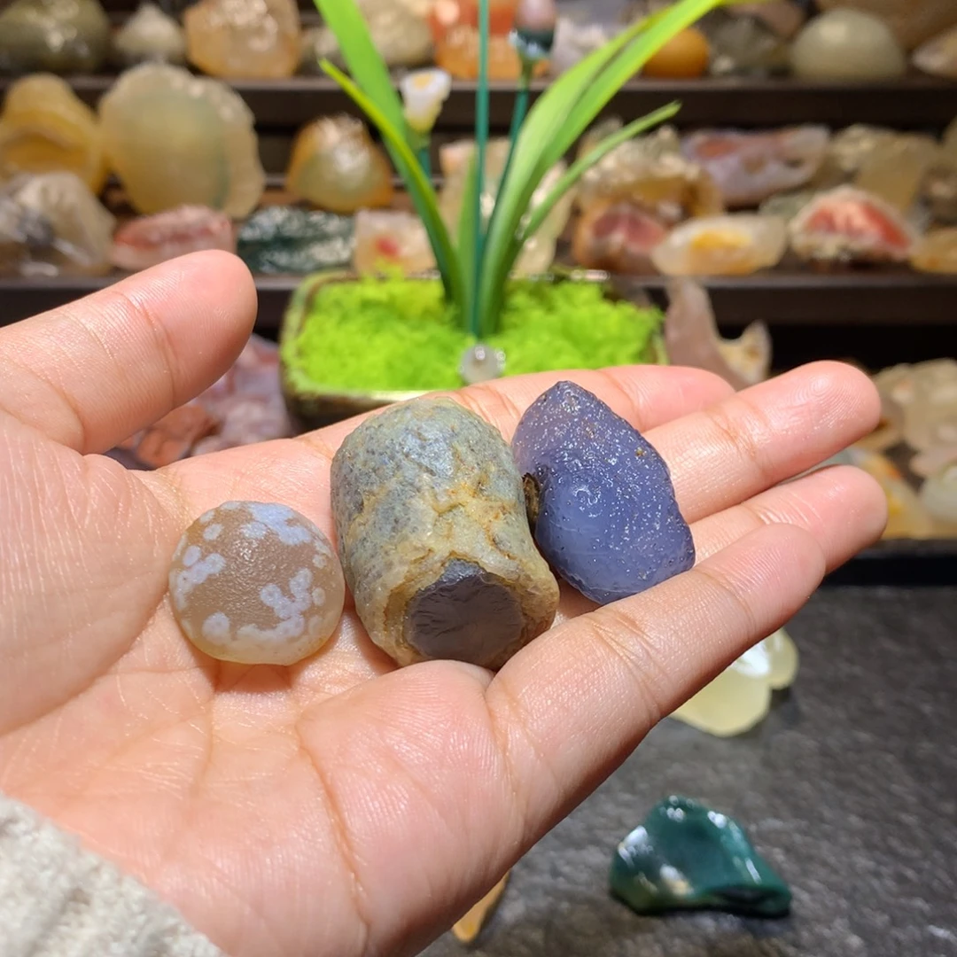 玛瑙/玉髓未镶嵌项链