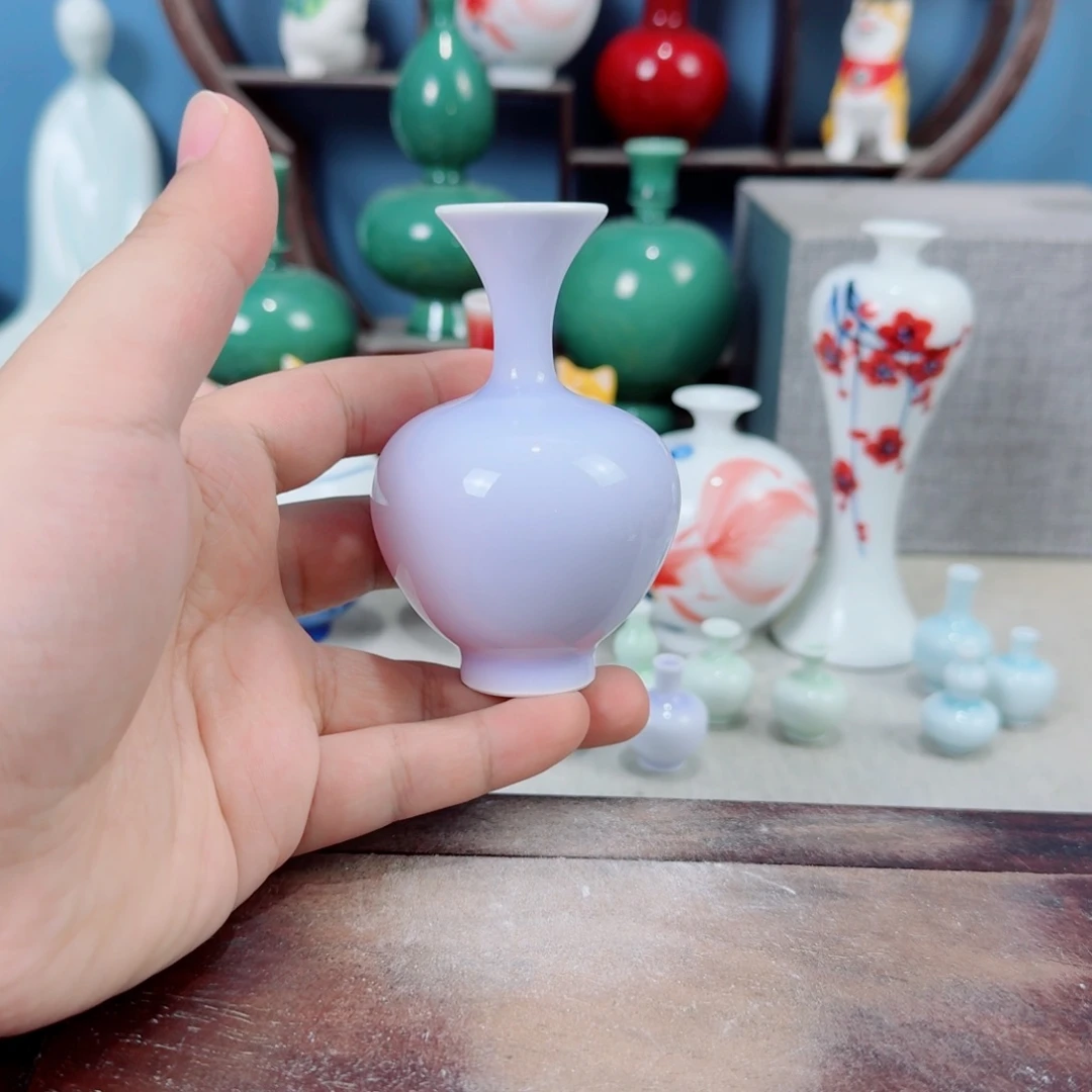 陶瓷手工小花器摆件