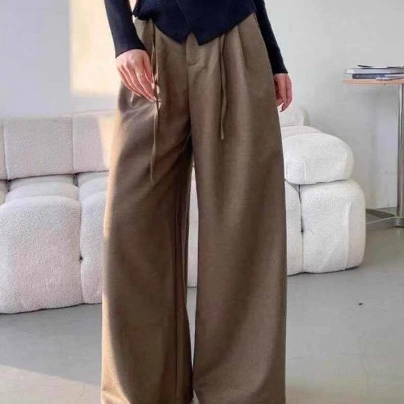 HP316夏季宽松显瘦拖地休闲裤4078