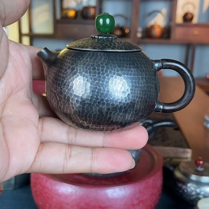 关***关纯手工制作一铜壶制作